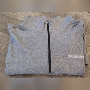 Columbia Men's Zip-Up Gray Sweater